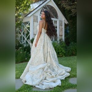 Selkie Blue Vine Roman Holiday Gown